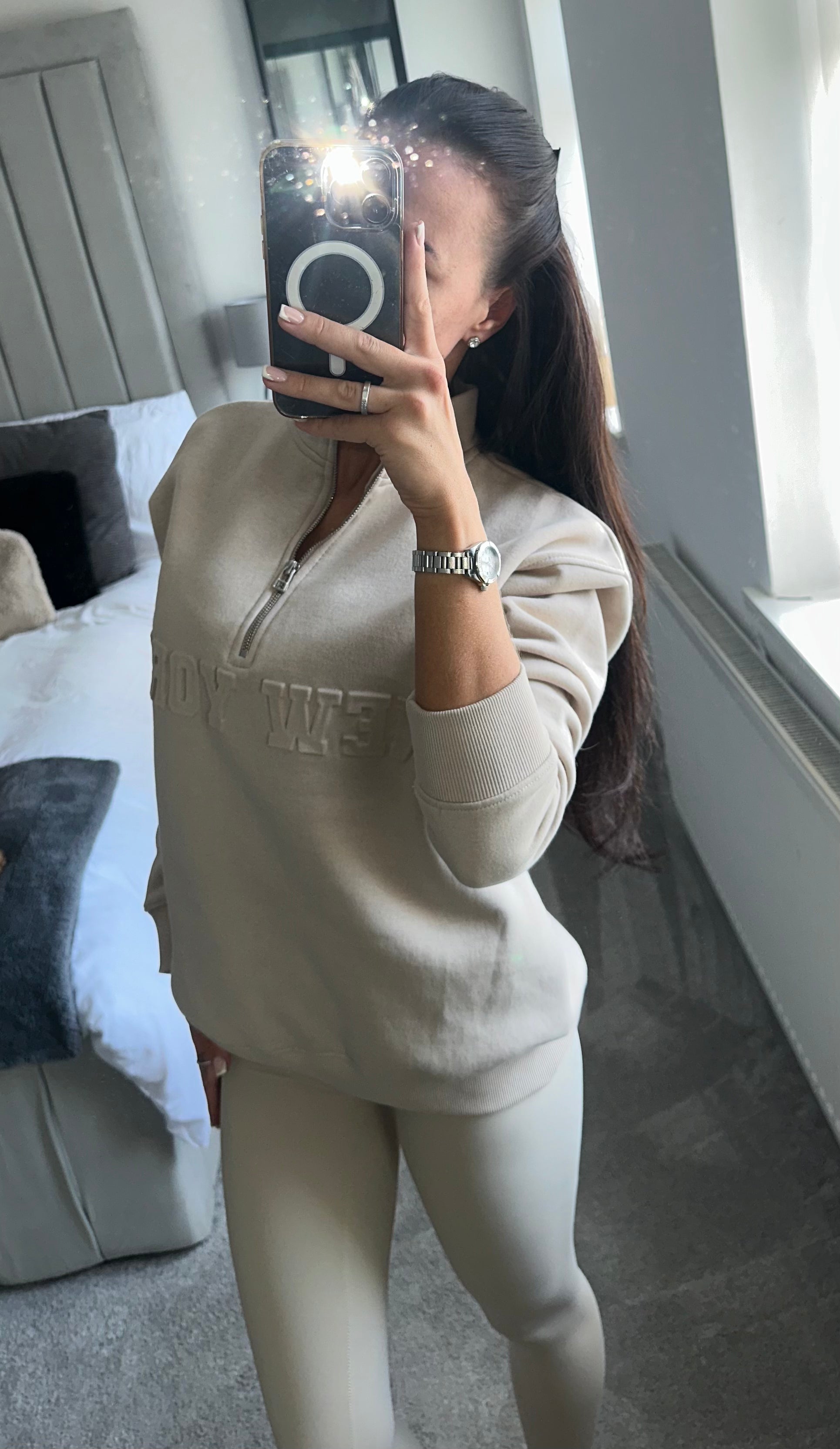 The ' NEW YORK ' set - Cream