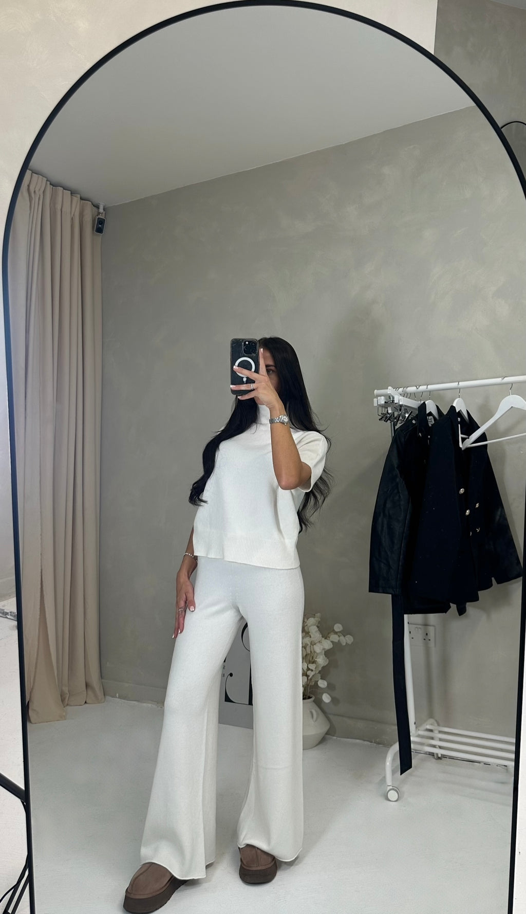 Turtle neck knit co ord